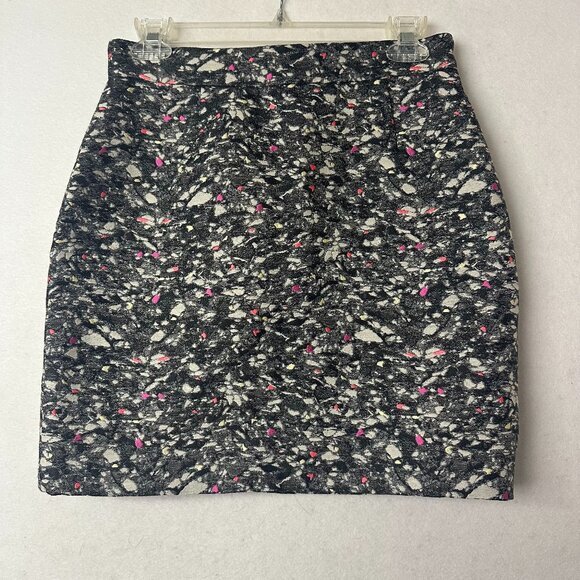 Proenza Schouler skirt sz 6 geometric colorful‎ mini silk wool blend Italy - Picture 1 of 4